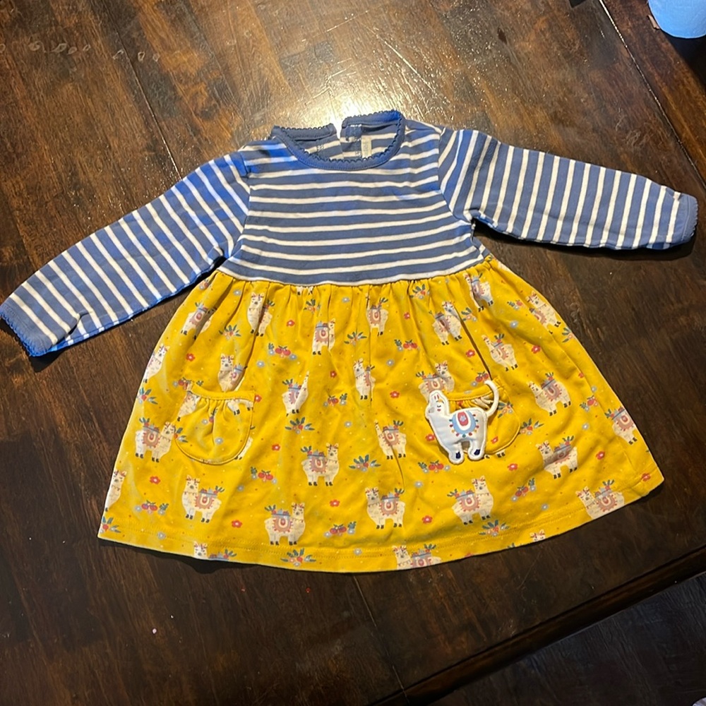 Jojo maman Bebe dress. 12-18m